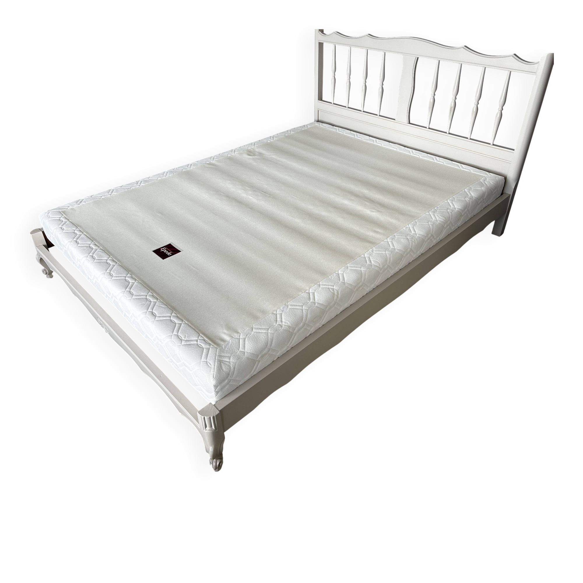 140x190 cherry wood bed frame reimagined