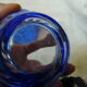 blue glass jewelry box