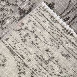 3x11 Rug For Farmhouse Hallway Gray Vintage Runner Rug, 84x291Cm