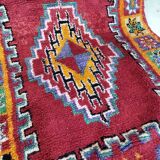 Handmade red Moroccan Berber rug
