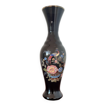 vase noir en verre