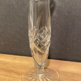 Cut crystal soliflore vase