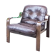 Armchair brown leather, 1970