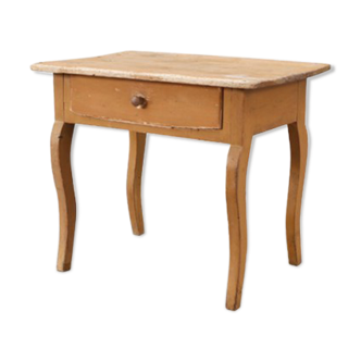 Swedish side table with drawer