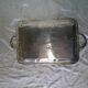Silver-plated serving tray
