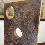 Vintage wood and metal lamp 47cm