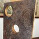 Vintage wood and metal lamp 47cm
