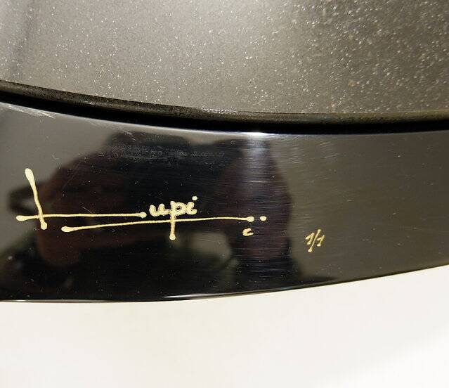 Large Coffee Table by Antonio Lupi 1/1 Black granite top - italy