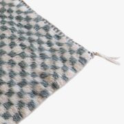 Tapis Vert Sauge à Damier Beni Mrirt - 276 x 179 cm
