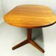 Table à manger extensible danoise en teck, années 1980