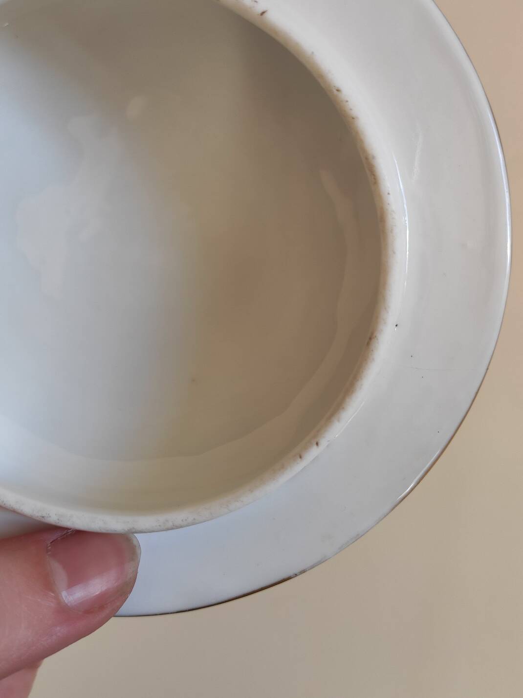 Large porcelain candy dish