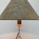 Mid-century German Tiffany glass table lamp by Ingo Maurer, 1960s.