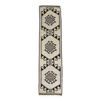 Tapis de couloir turc Beige marron 3x12, 92x364Cm, SK 18273