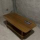 Scandinavian coffee table in teak and ceramic from the 1960s.