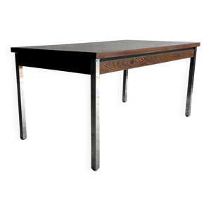 table à manger en placage - base