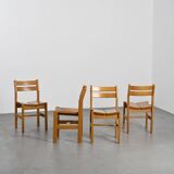 Set of four Maison Regain chairs for Les Arcs, circa 1970