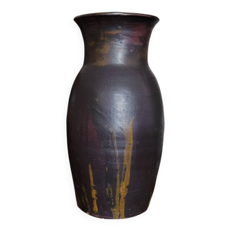 Stoneware vase by Lucien Arnaud / Puisaye
