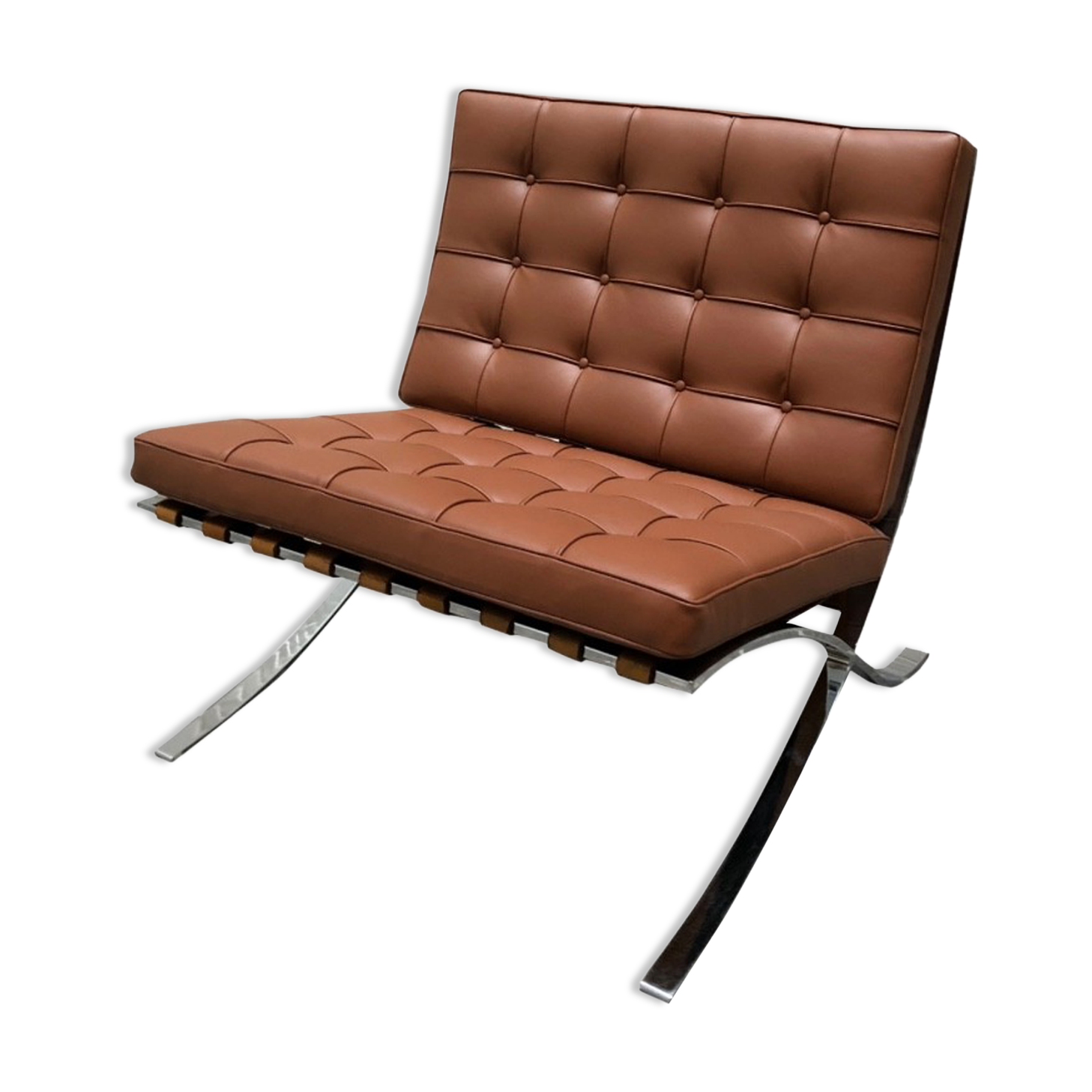 Fauteuil Barcelona de Mies van de Rohe pour Knoll