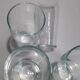 Set of 6 thin glasses of 13.8cm high