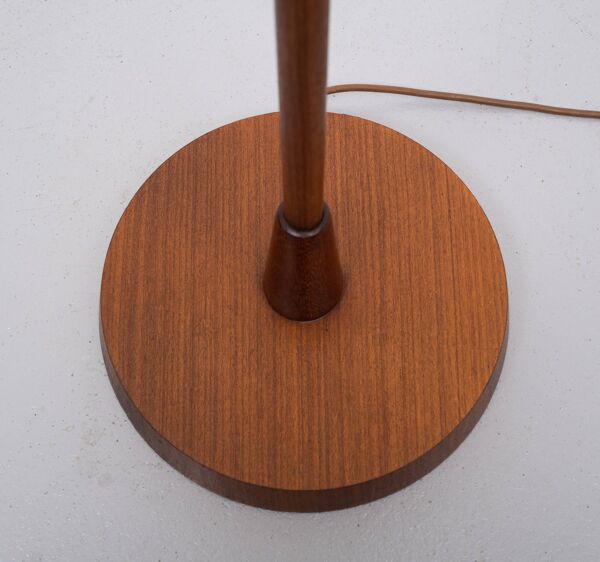 Lampadaire en teck Temde, années 1960