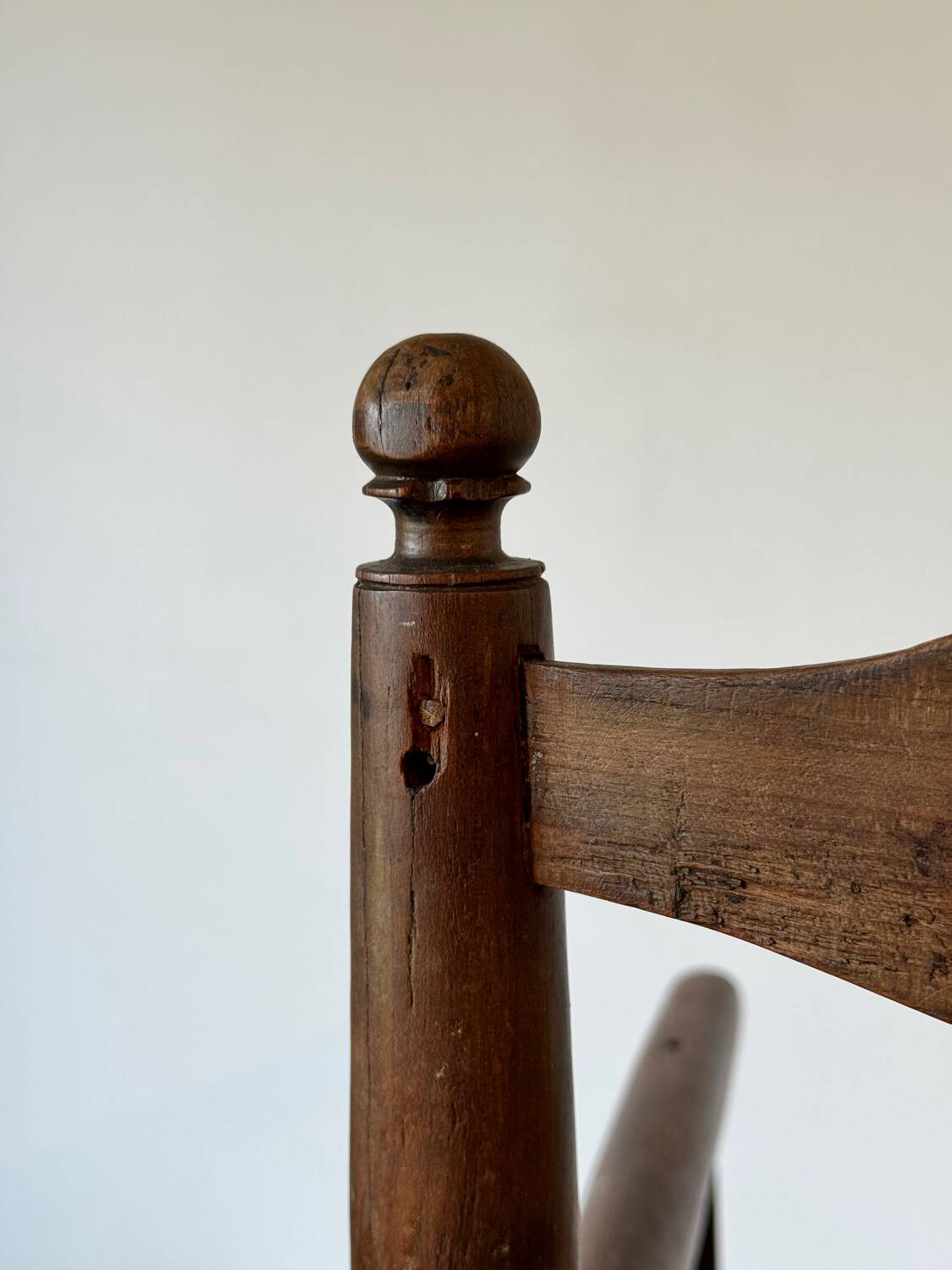 Antique 19th-century country armchair