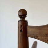 Antique 19th-century country armchair