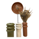 Vase pïo marron