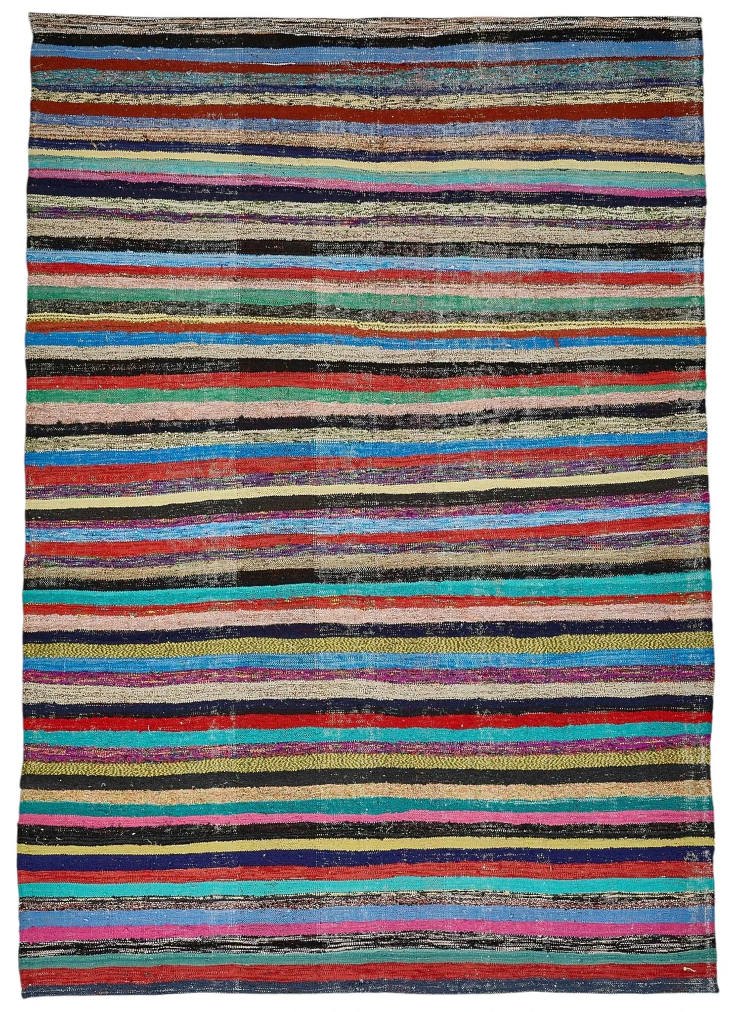 Turkish Handwoven Flatweave Chaput Kilim 203 cm x 298 cm