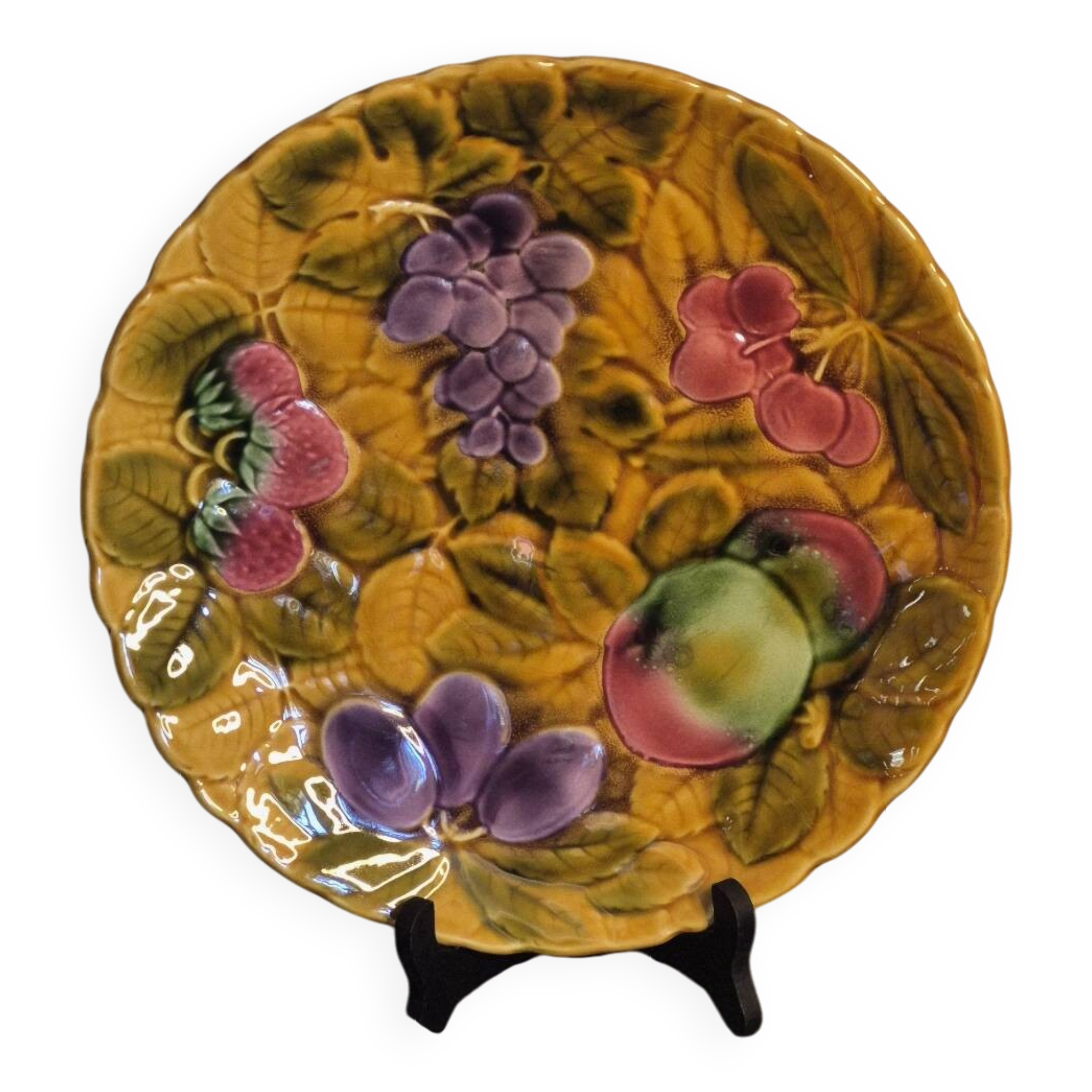 Sarreguemine slip dish