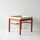 Vintage Scandinavian teak and metal planter