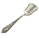 Art Deco sugar spoon, silver-plated brass, Platerstyl, Poland, 1930s