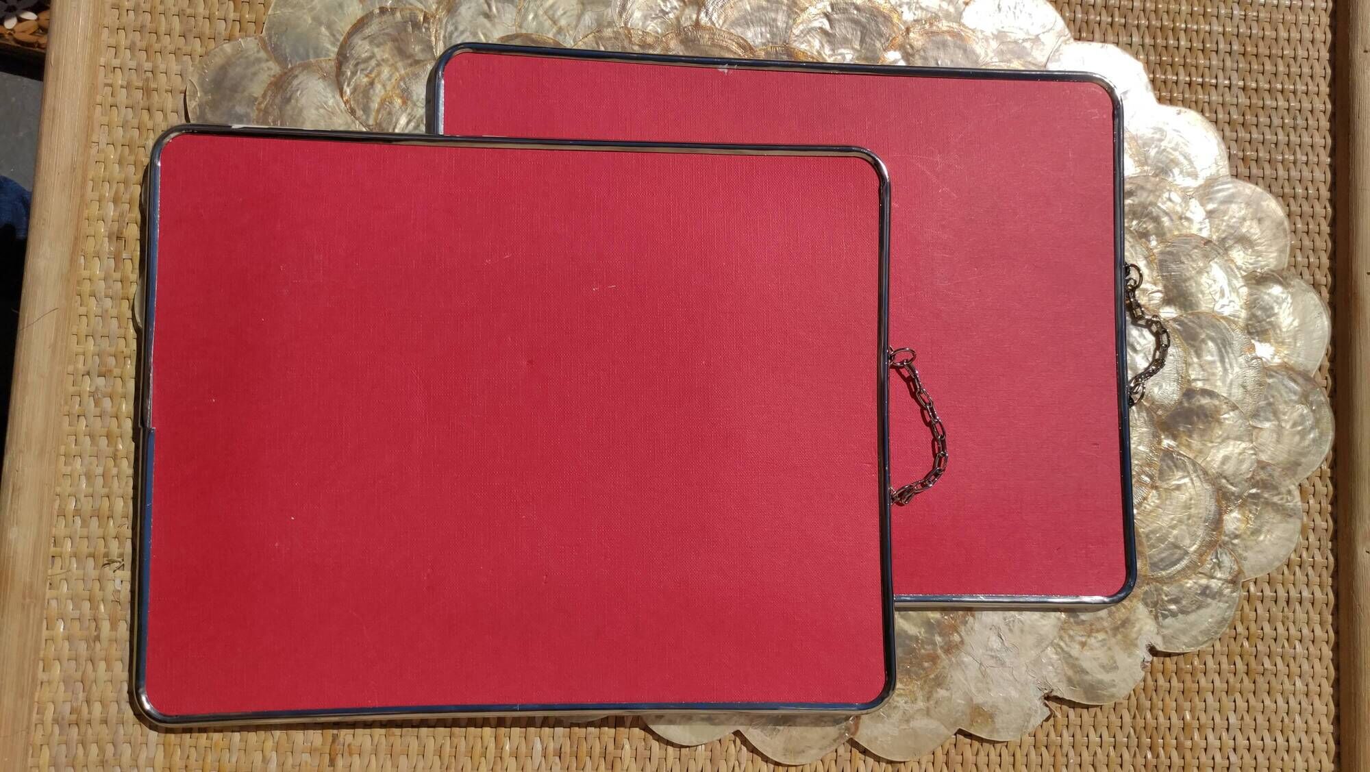 Miroir barbier vintage 29 x 22,5 cm