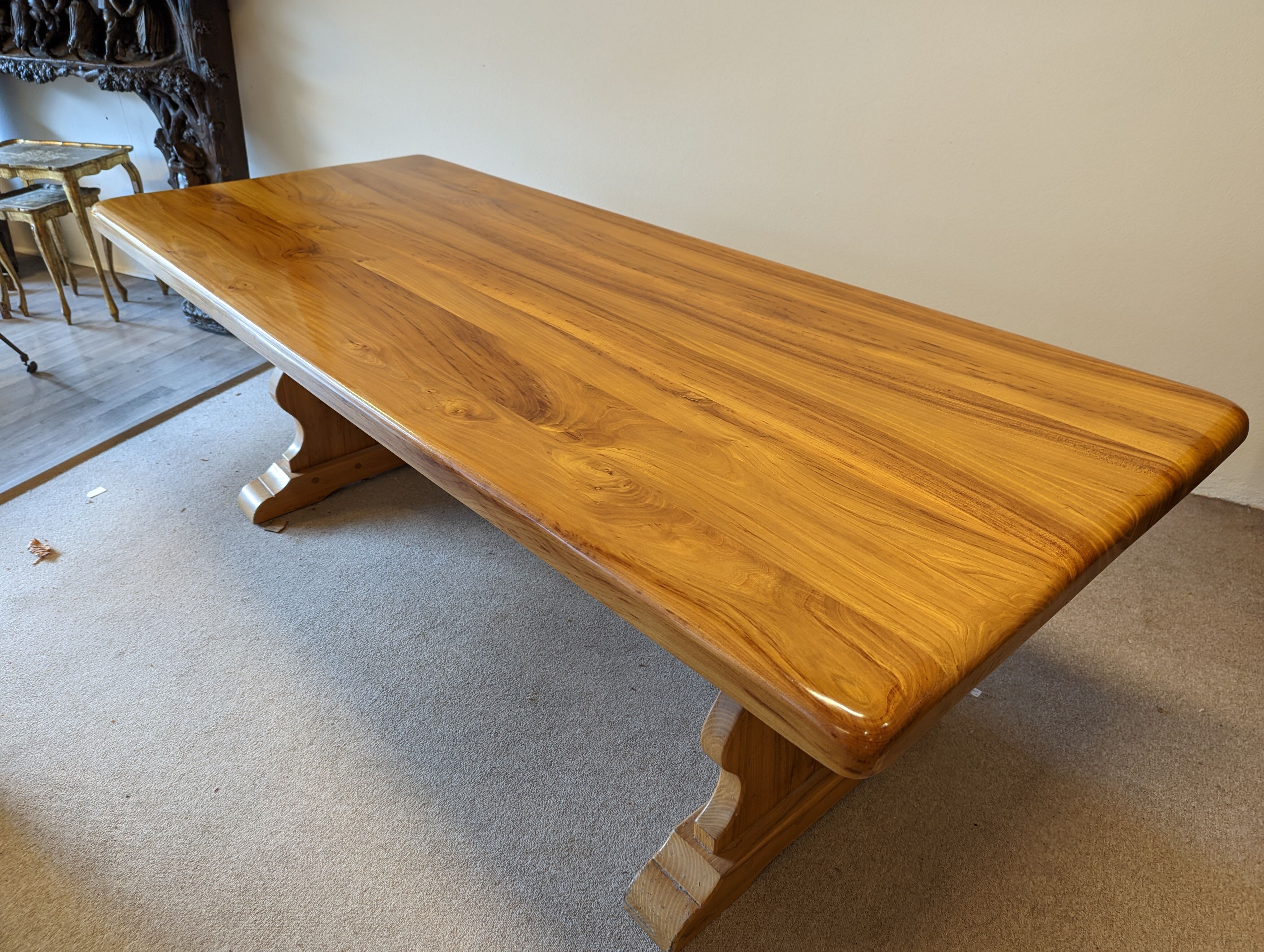 Elm monastery table