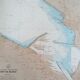 Old nautical map of Bilbao Spain