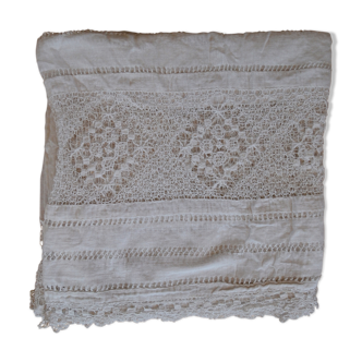 Square lace tablecloth handmade