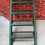 Industrial metal staircase