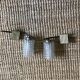 Pair of 60s metal sconces