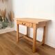 Small oak farmhouse table