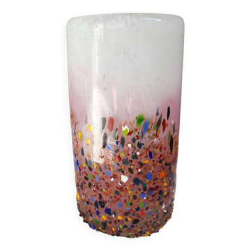 Vase/ large hand-blown glass