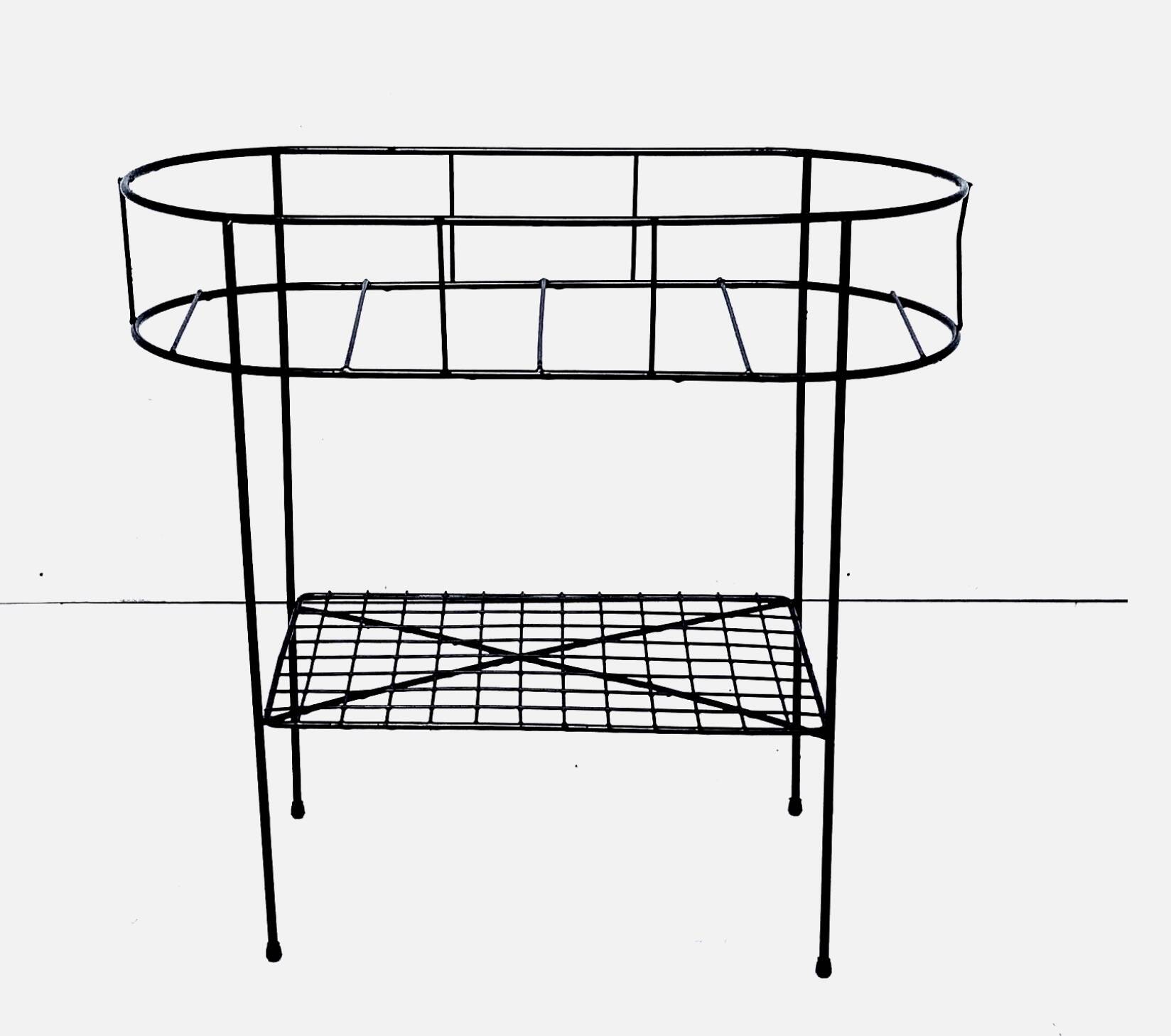 Vintage Flower Table, Planter, IKEA Sweden 1950s, H58cm x W53 cm x D27cm
