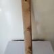 Vintage raw wood wall coat rack