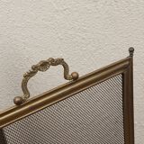 Ancient bronze and brass signed fire pare