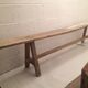 Farm bench authentic wooden