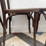 Ensemble de 4 chaises de bistrot .