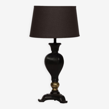 Lacquered wood lamp style Napoleon III