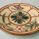Assiette en barbotine