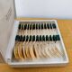 Vintage gold dessert forks and spoons