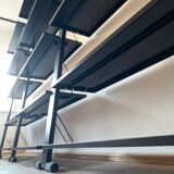 Postmodern Italian graffiti shelf by Rodney Kinsman for Bieffeplast