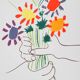 Pablo Picasso: The Bouquet of Peace - Signed Lithograph