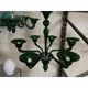 Contemporary Murano Glass Chandelier in Decò Style Decorated in Translucent
